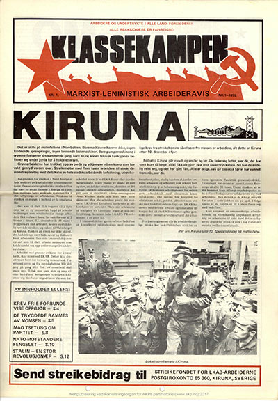Klassekampen nr. 1, 1970
