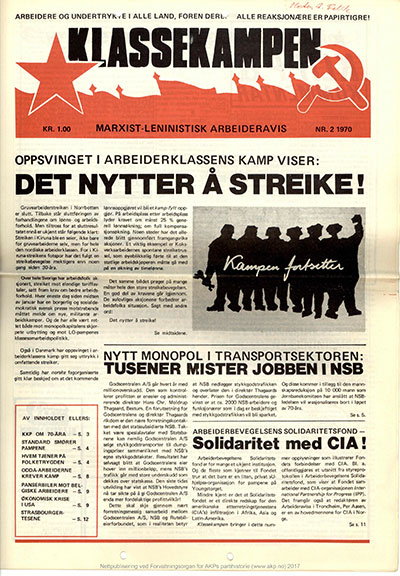 Klassekampen nr. 2, 1970