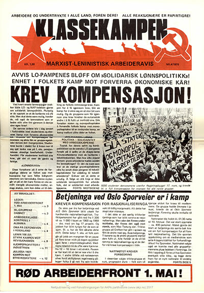 Klassekampen nr. 4, 1970