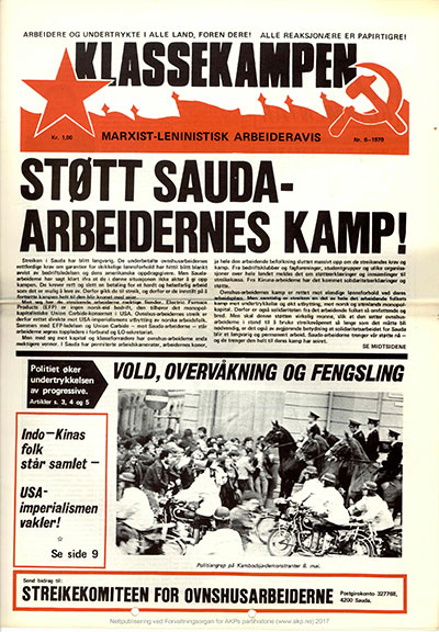 Klassekampen nr. 6, 1970