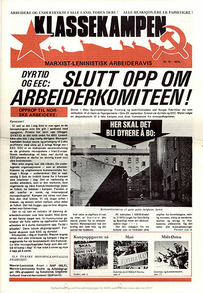 Klassekampen nr. 10, 1970