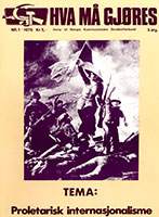 Hva må gjøres nr. 1, 1976