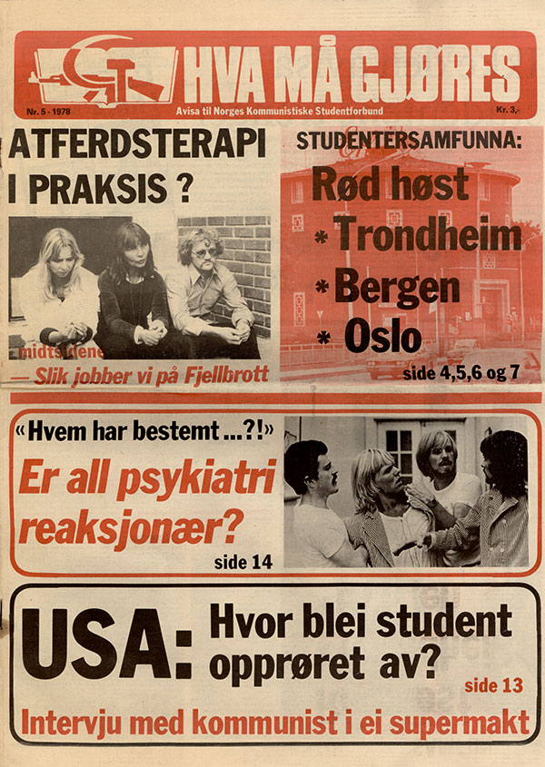 Hva må gjøres nr. 5, 1978