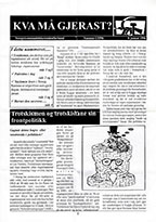 Hva må gjøres nr. 1, 1996
