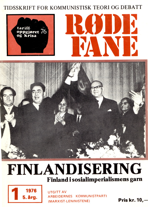 Røde Fane nr 1, 1976