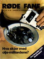 Forside Røde Fane nr 1, 1981