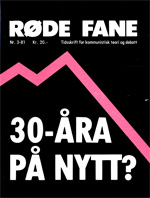 Forside Røde Fane nr 3, 1981