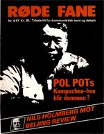 Forside Røde Fane nr 6, 1981