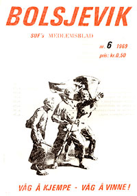 Forsida på Bolsjevik nr 6, 1969